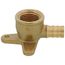 1/2" PEX x 1/2" NPT Brass Drop Ear Elbow (Lead Free)