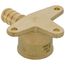 1/2" PEX x 1/2" NPT Brass Drop Ear Elbow (Lead Free)
