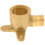 3/4" PEX x 3/4" NPT Brass Drop Ear Elbow (Lead Free)