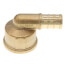 1/2" PEX Crimp x FNPT DZR Brass Threaded Elbow (Lead Free)