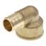 3/4" PEX x FNPT DZR Brass Threaded Elbow (Lead Free)