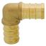 1/2" PEX x 1/2" PEX Brass Elbow (Lead Free)