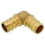 1/2" PEX x 1/2" PEX Brass Elbow (Lead Free)