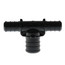 1/2" x 1/2" x 3/4" Poly PEX Crimp Reducing Tee