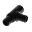 1" x 3/4" x 3/4" Poly PEX Crimp Reducing Tee