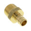 1/2" PEX x 1/2" NPT Brass Male Adapter (Lead Free)