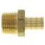 1/2" PEX x 1/2" NPT Brass Male Adapter (Lead Free)