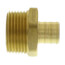 3/4" PEX x 1" NPT Brass Male Adapter (Lead Free)
