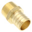 1" PEX x 3/4" NPT DZR Brass Male Adapter (Lead Free)