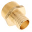 1-1/4" PEX x 1-1/4" NPT Brass Male Adapter (Lead Free)