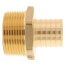 1-1/4" PEX x 1-1/4" NPT Brass Male Adapter (Lead Free)