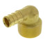 1/2" PEX x 3/4" Male Threaded Brass Elbow (Lead Free)