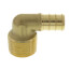 1/2" PEX x 1/2" Male Threaded Brass Elbow (Lead Free)