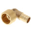 5/8" PEX x 3/4" Male Threaded Brass Elbow (Lead Free)