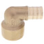 5/8" PEX x 3/4" Male Threaded DZR Brass Elbow (Lead Free)