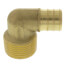 3/4" PEX x 3/4" Male Threaded Brass Elbow (Lead Free)