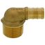 1/2" PEX x 1/2" Male Threaded Brass Elbow (Lead Free)