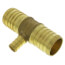 1-1/4" PEX x 1-1/4" PEX x 1/2" PEX Brass Tee (Lead Free)