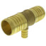 1-1/4" PEX x 1-1/4" PEX x 1/2" PEX Brass Tee (Lead Free)
