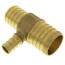 1-1/4" PEX x 1" PEX x 1/2" PEX Brass Tee (Lead Free)