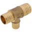 1-1/2" PEX x 1-1/4" PEX x 1" PEX Brass Tee (Lead Free)