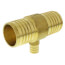 2" PEX x 2" PEX x 3/4" PEX Brass Tee (Lead Free)