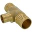 2" PEX x 2" PEX x 1-1/2" PEX Brass Tee (Lead Free)