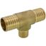 2" PEX x 2" PEX x 1-1/2" PEX Brass Tee (Lead Free)