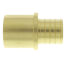 1" PEX x 1" Male Sweat Copper Fitting Brass Adapter (Lead Free)