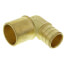 3/4" PEX x 3/4" Copper Fitting Brass Elbow (Lead Free)