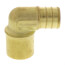 3/4" PEX x 3/4" Copper Fitting Brass Elbow (Lead Free)