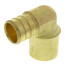 3/4" PEX x 3/4" Copper Fitting Brass Elbow (Lead Free)