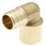 3/4" PEX x 3/4" Copper Fitting DZR Brass Elbow (Lead Free)