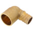 3/4" PEX x 3/4" Copper Pipe Brass Elbow (Lead Free)