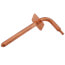3/8" PEX Crimp Copper Stub Out Elbow w/ Ear (3-1/2" x 8")