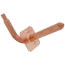 1/2" PEX Crimp Copper Stub Out Elbow w/ Ear (3-1/2" x 6")