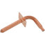 1/2" PEX Crimp Copper Stub Out Elbow w/ Ear (3-1/2" x 6")