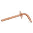 1/2" PEX Crimp Copper Stub Out Elbow w/ Ear (3-1/2" x 8")