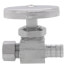1/2" PEX x 3/8" OD Compression Straight Stop Valve, Multi Turn (Lead Free)