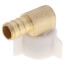 1/2" PEX Crimp x 1/2" FIP Swivel Elbow - Plastic Nut (Lead Free)