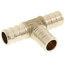1/2" PEX Crimp DZR Brass Tee (Lead Free)