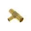 3/4" PEX x 3/4" PEX x 1/2" PEX Brass Tee (Lead Free)