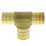 3/4" PEX Brass Tee (Lead Free)