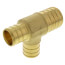 1" PEX x 3/4" PEX x 3/4" PEX Brass Tee (Lead Free)