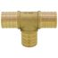 1" PEX Brass Tee (Lead Free)