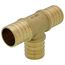 1" PEX Brass Tee (Lead Free)