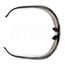 Venture II Readers Safety Glasses, Black Frame, Gray Plus-2.5 Lens