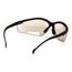 Venture II Readers Safety Glasses, Black Frame, Indoor/Outdoor Mirror Plus-1.5 Lens