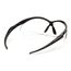 PMXTREME Readers Safety Glasses, Black Frame, Clear Plus-2.0 Lens w/ Cord