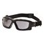 I-Force Slim Anti-Fog & Scratch-Resistant Safety Goggles, Black Frame, Gray H2X Anti-Fog Lens